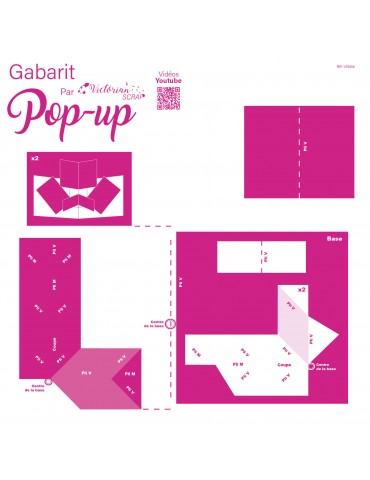 Gabarit Carte Pop Up