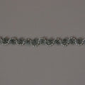 Ruban Organza et Perles Gris