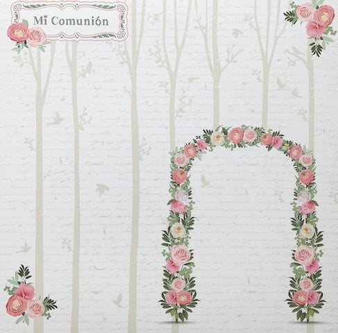 Papier Dayka Trade Arche fleuri