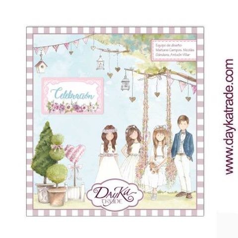 Bloc de papiers 20/20 Dayka Trade Célébration fille