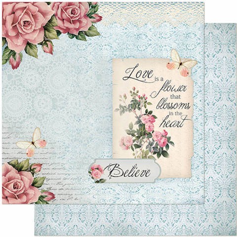 Papier Litoarte Love is a flower