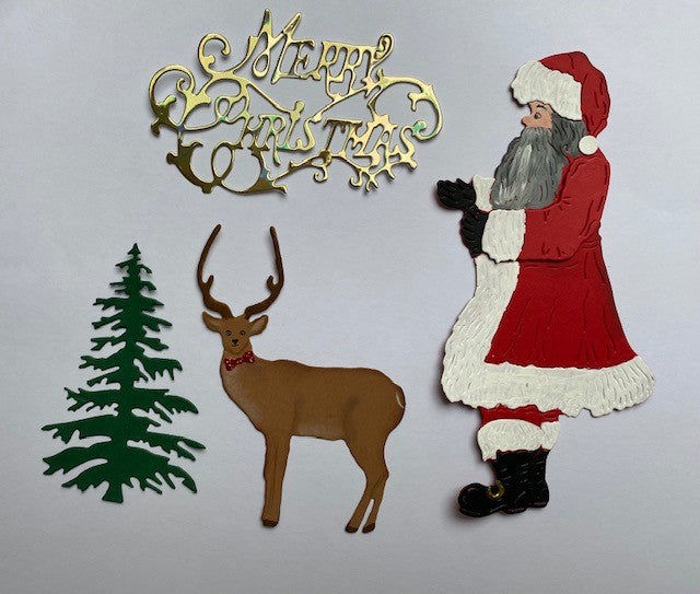 Grand père Noël rouge