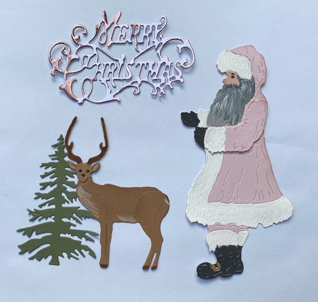 Grand Père Noël shabby