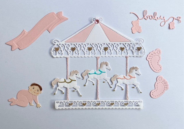 Carrousel bébé fille