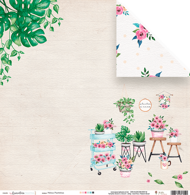 Papier JUJU Minhas Plantinhas