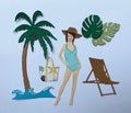 Femme à la plage