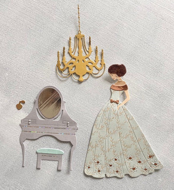 Femme et coiffeuse
