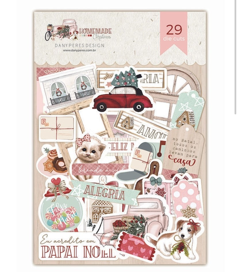 Die Cuts Dany Peres collection Homemade Christmas