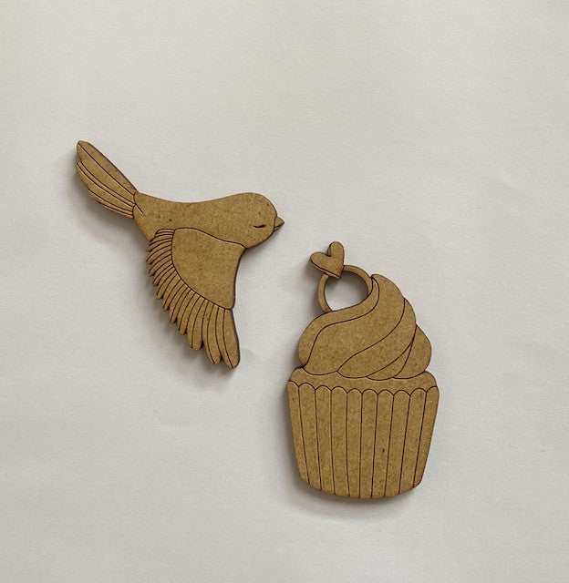 Embellissement en bois collection Grand Amour