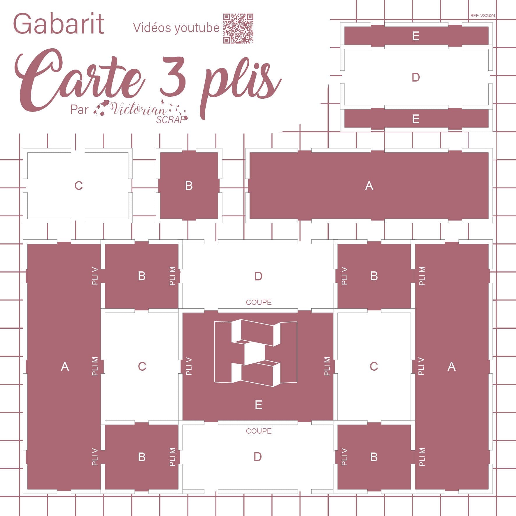 Gabarit Carte 3 Plis