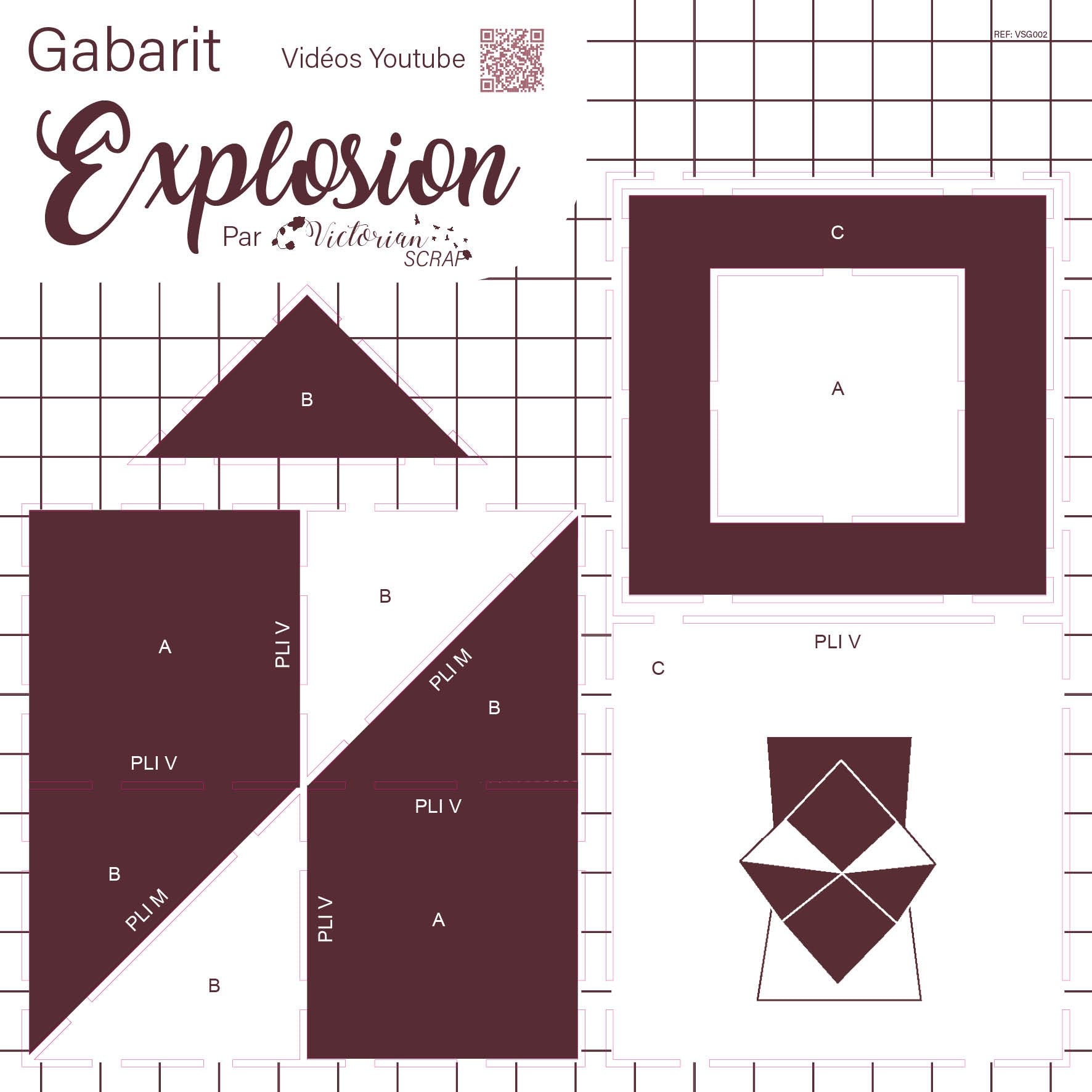 Gabarit Carte explosion
