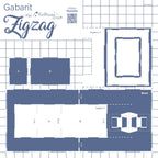 Gabarit carte Zigzag