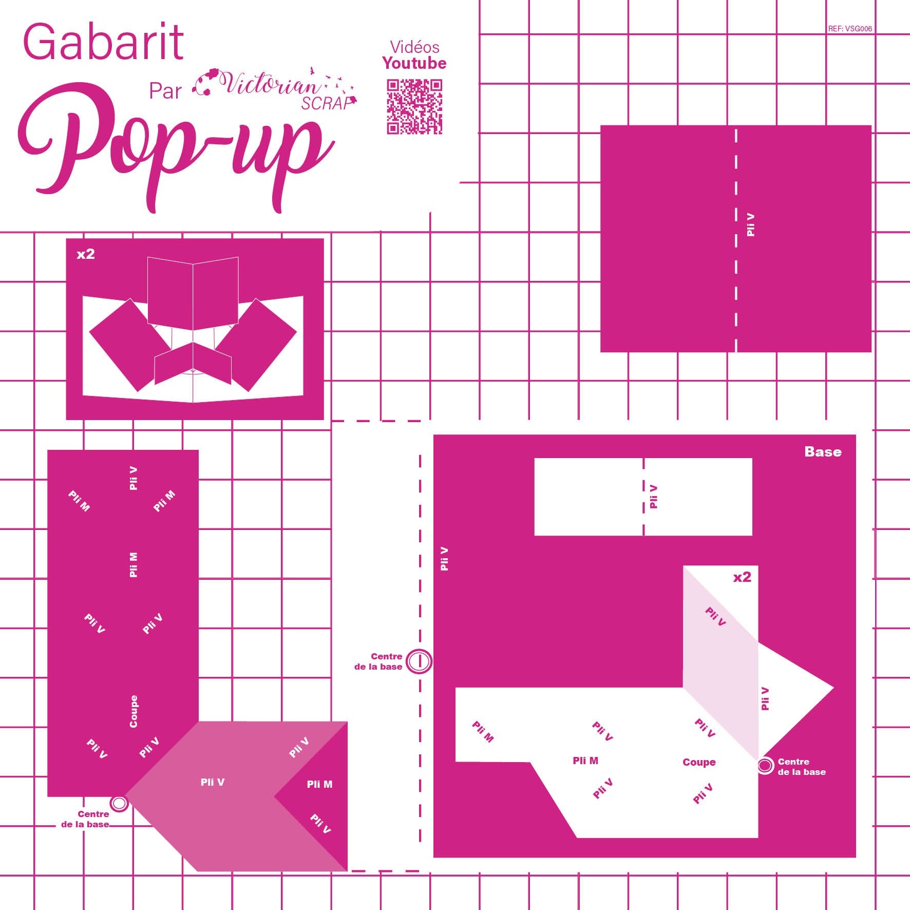 Gabarit Carte Pop Up