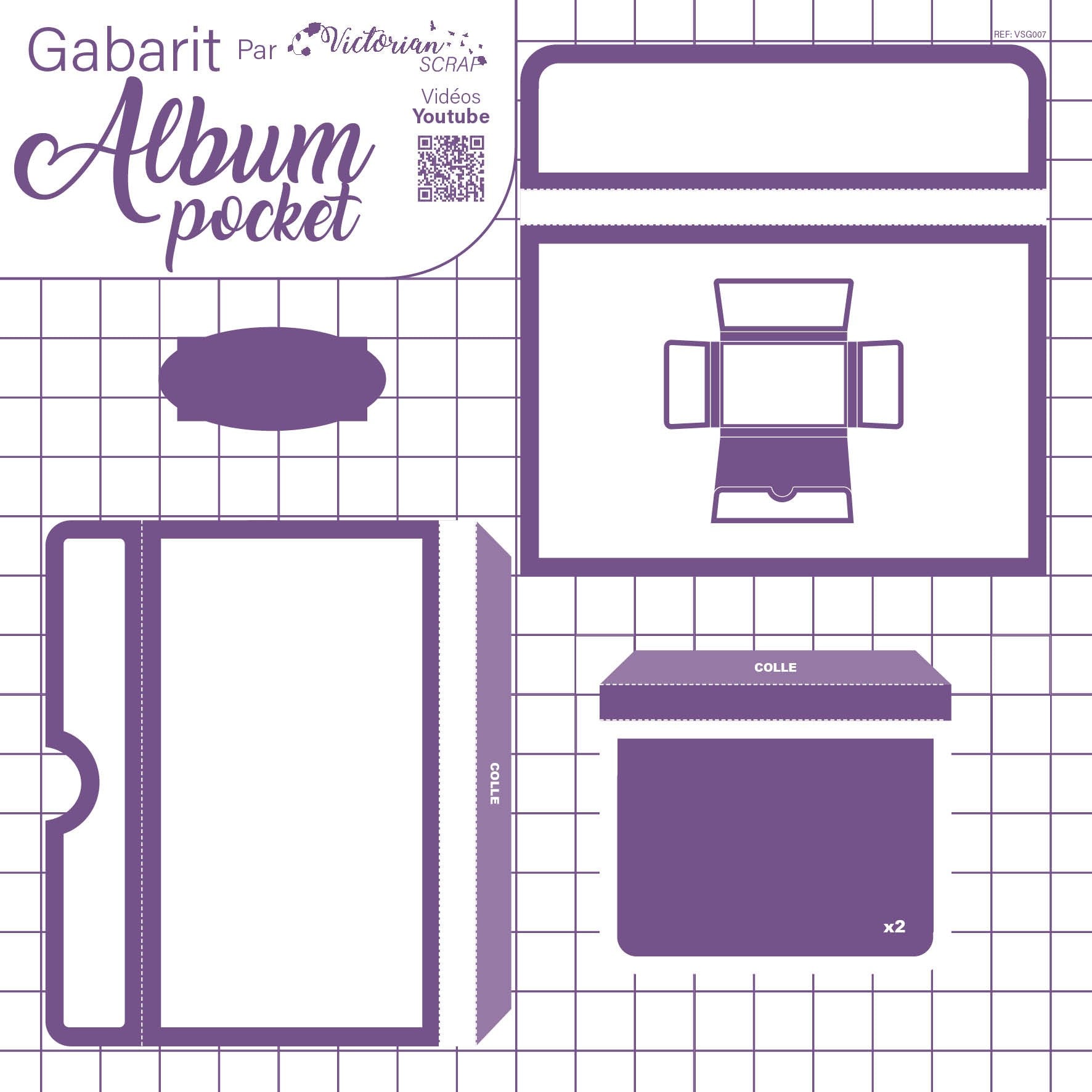 Gabarit Album Pocket