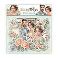 Die cut ScrapBoys collection Elizabeth