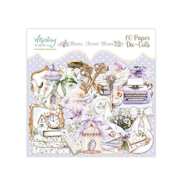 Lot de die cuts Mintay papers collection Home sweet home