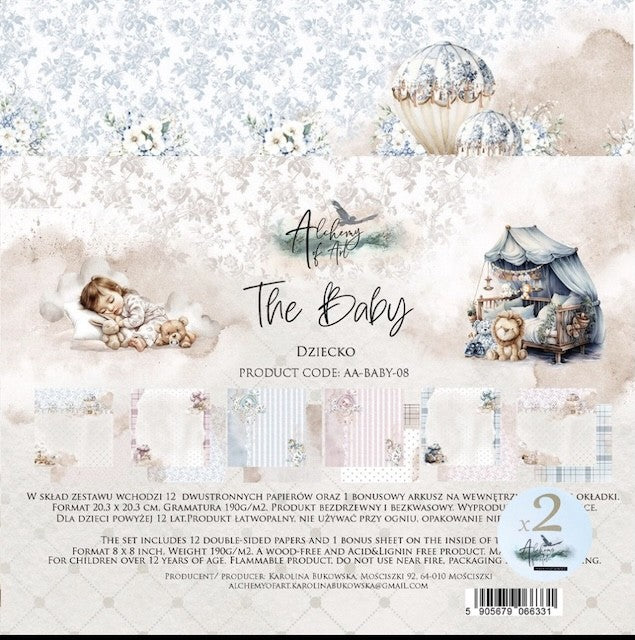 Lot de papiers Alchemy of Art collection Baby