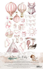 Lot de papiers de découpes Alchemy of Art Baby Girl