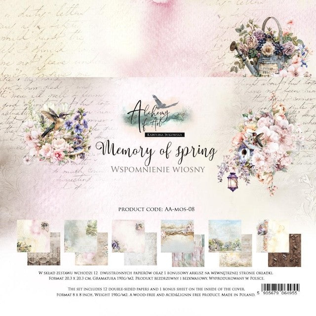 Lot de papiers 20/20 Alchemy of art Memories of Spring