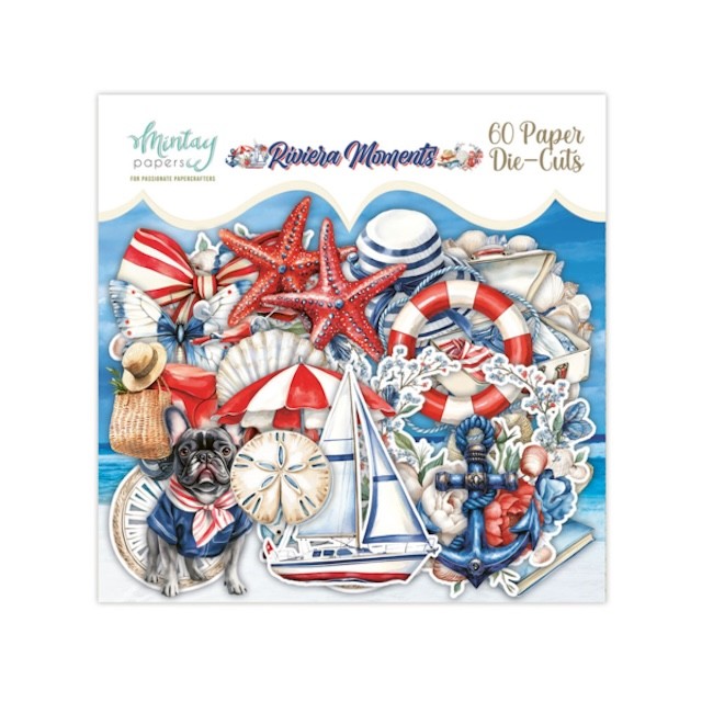 Lot de Die cuts Mintay Papers collection Riviera