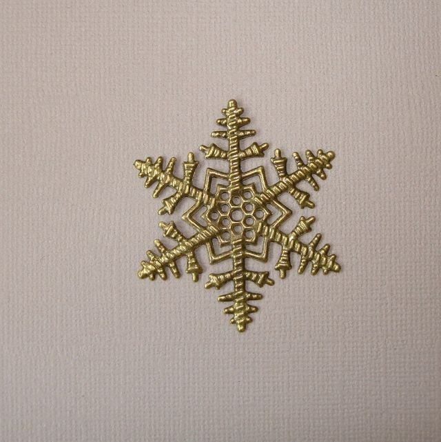 Flocon de neige en métal cuivre