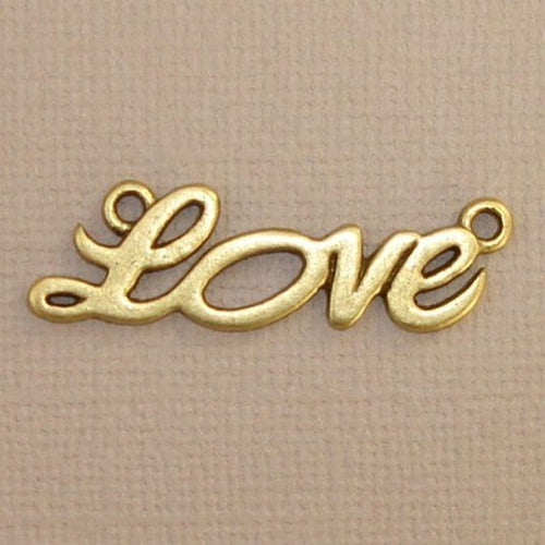 Breloque mot "LOVE"