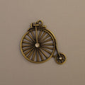 Vélo ancien cuivré