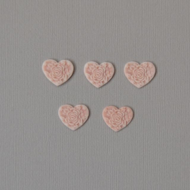 Petits cœurs dessin rose