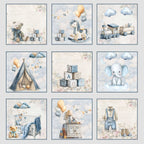 Lot de papiers 20/20 cm Reprint collection Happiness