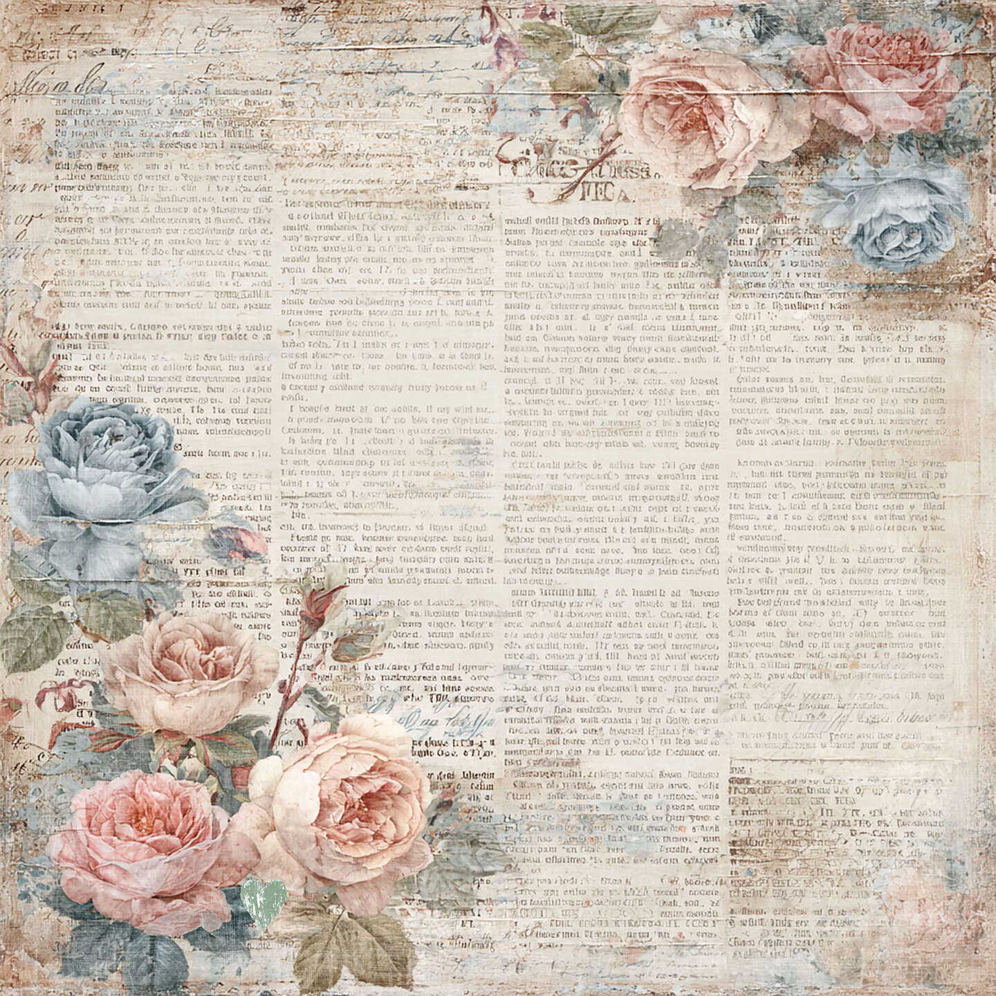 Lot de papiers 20/20 cm Reprint collection Quiet Moments