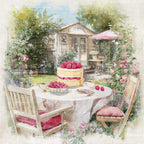Lot de papiers 20/20 cm Reprint collection Summer Garden