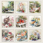 Lot de papiers 20/20 cm Reprint collection Summer Garden