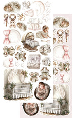 Lot de papiers de découpes Alchemy of Art Baby Girl
