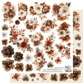 Papier 30/30 cm Alchemy of Art collection Fleurs d'automne