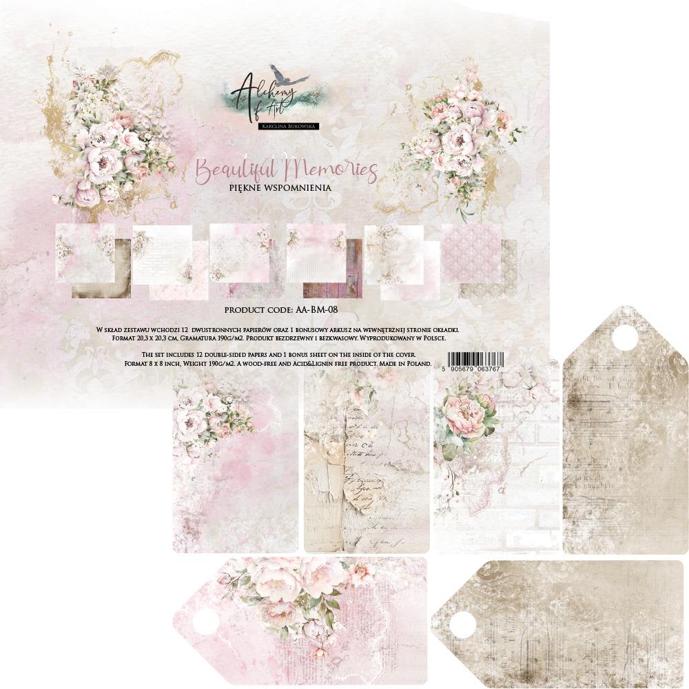 Lot de papiers 20/20 Alchemy of art Beautiful Memories