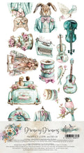 Lot de papiers de découpes Alchemy of art Dreamy Dreams
