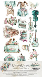 Lot de papiers de découpes Alchemy of art Dreamy Dreams