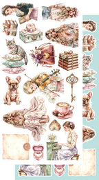 Lot de papiers de découpes Alchemy of art Dreamy Dreams