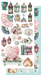 Lot de papiers de découpes Alchemy of art Dreamy Dreams