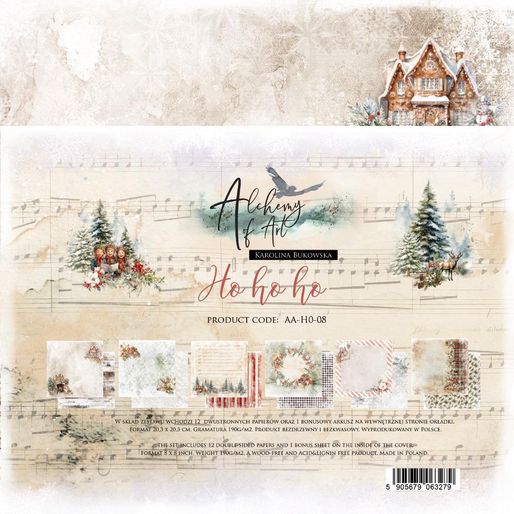 Lot de papiers 20/20 Alchemy of art Ho Ho Ho