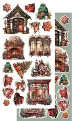 Lot de papiers de découpe Alchemy of art Ho Ho Ho