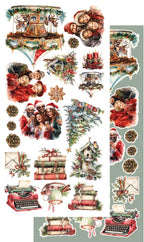 Lot de papiers de découpe Alchemy of art Ho Ho Ho