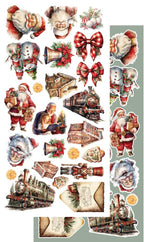 Lot de papiers de découpe Alchemy of art Ho Ho Ho