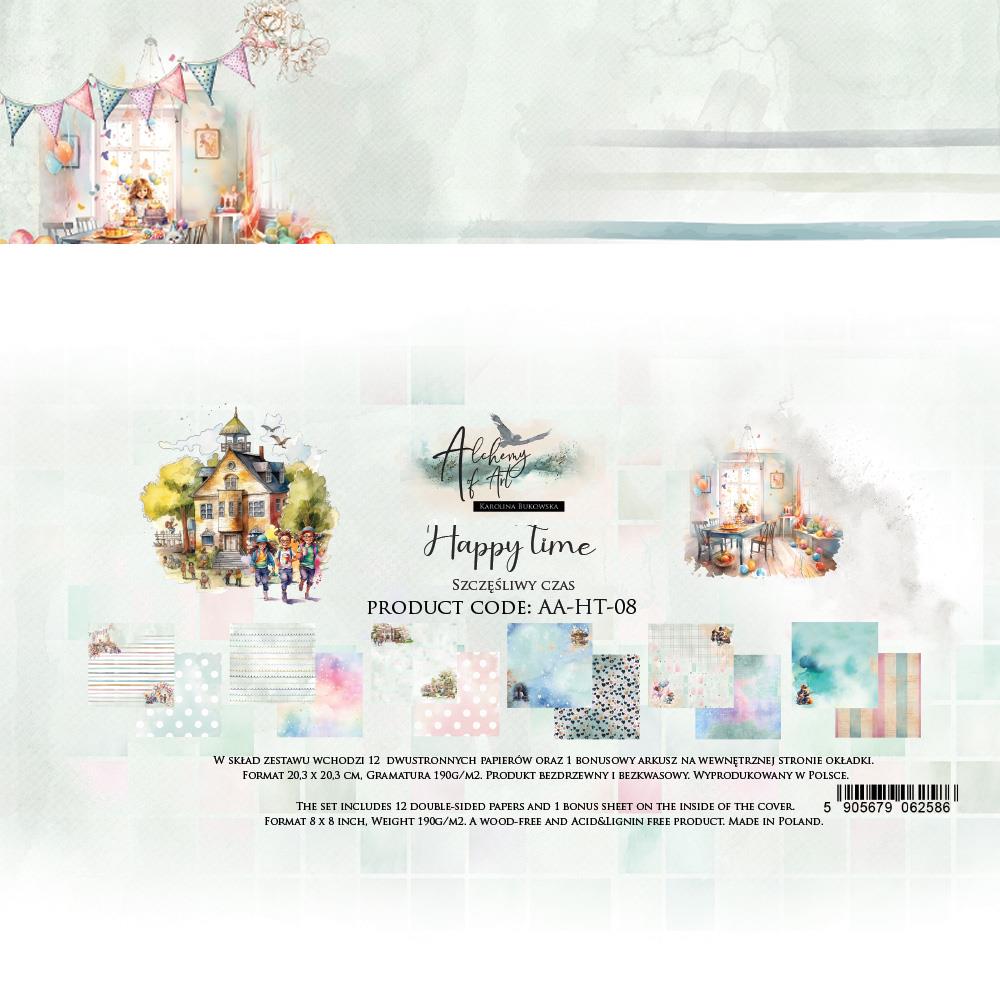 Lot de papiers 20/20 Alchemy of art Happy Time