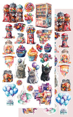 Lot de papiers de découpe Alchemy of art Happy Time
