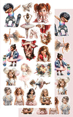 Lot de papiers de découpe Alchemy of art Happy Time