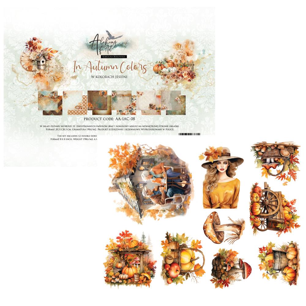 Lot de papiers 20/20 Alchemy of art In Autumn Colors
