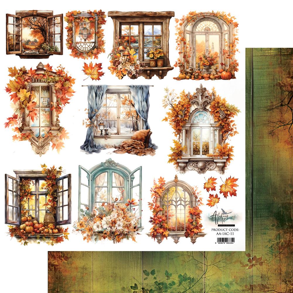 Papier 30/30 cm Alchemy of Art collection In Autumn Colors