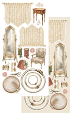 Lot de papiers de découpe Alchemy of art In Lace