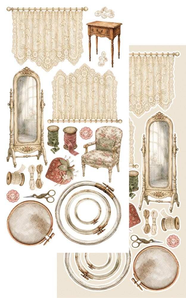 Lot de papiers de découpe Alchemy of art In Lace